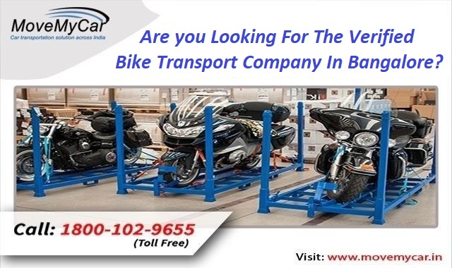 Bike Transport Company in Bangalore - MoveMyCar